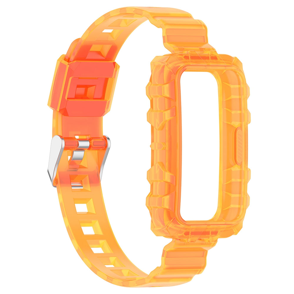 For Huawei Band 7 Band 6 Honor Band 6 Replacement Transparent TPU Watch Strap Wrist Band with Watch Case For Huawei Band 7 Band 6 Honor Band 6 Replacement Transparent TPU Watch Strap Wrist Band with Watch Case